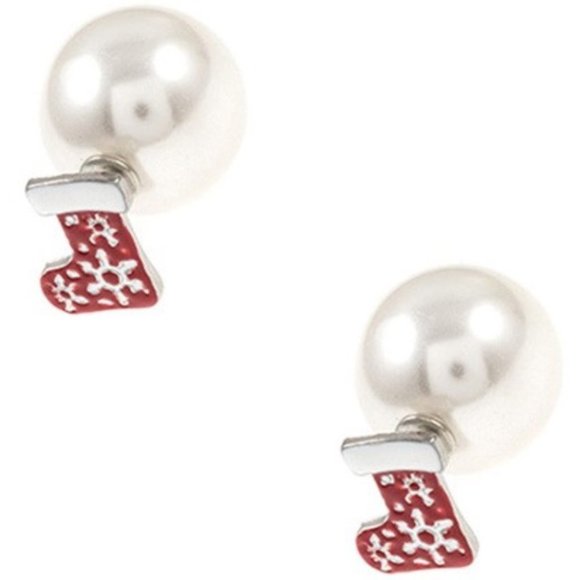 COPY - Xmas Stocks” Earrings - Picture 1 of 3